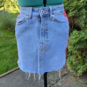 Zara Authentic Denim Short Skirt